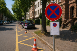 Halteverbotszone für Ihren Umzug in Stuttgart
